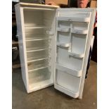 A Beko tall upright fridge