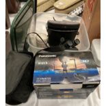 Two boxed pairs of Panasonic Viera T-EW3D10E 3D Eyewear and contents to box - cameras,