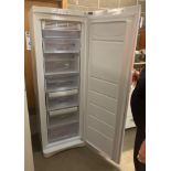 An Indesit No Frost A Class tall upright freezer (PO) Further Information It has
