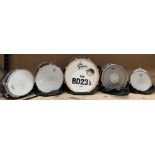 A Gretsch Catalina Club five piece drum kit complete with Sonix cases but no stands (S1)