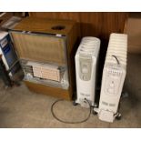 A DeLonghi Dragon 240v mobile heater,