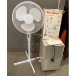 Three items - mobile dehumidifier,