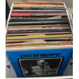 Seventy eight assorted LPs including Live at Heppy's (notorious Wakefield establishment),