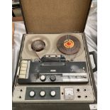 A Travox R94 portable reel to reel player in case (no leads) (S1)