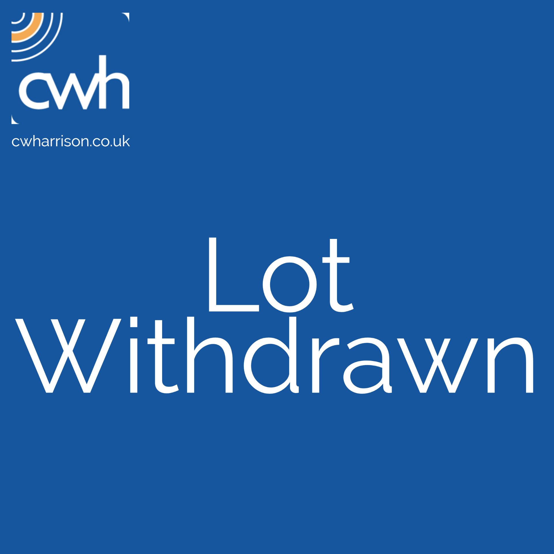 Lot withdrawn due to a late received third party claim.
