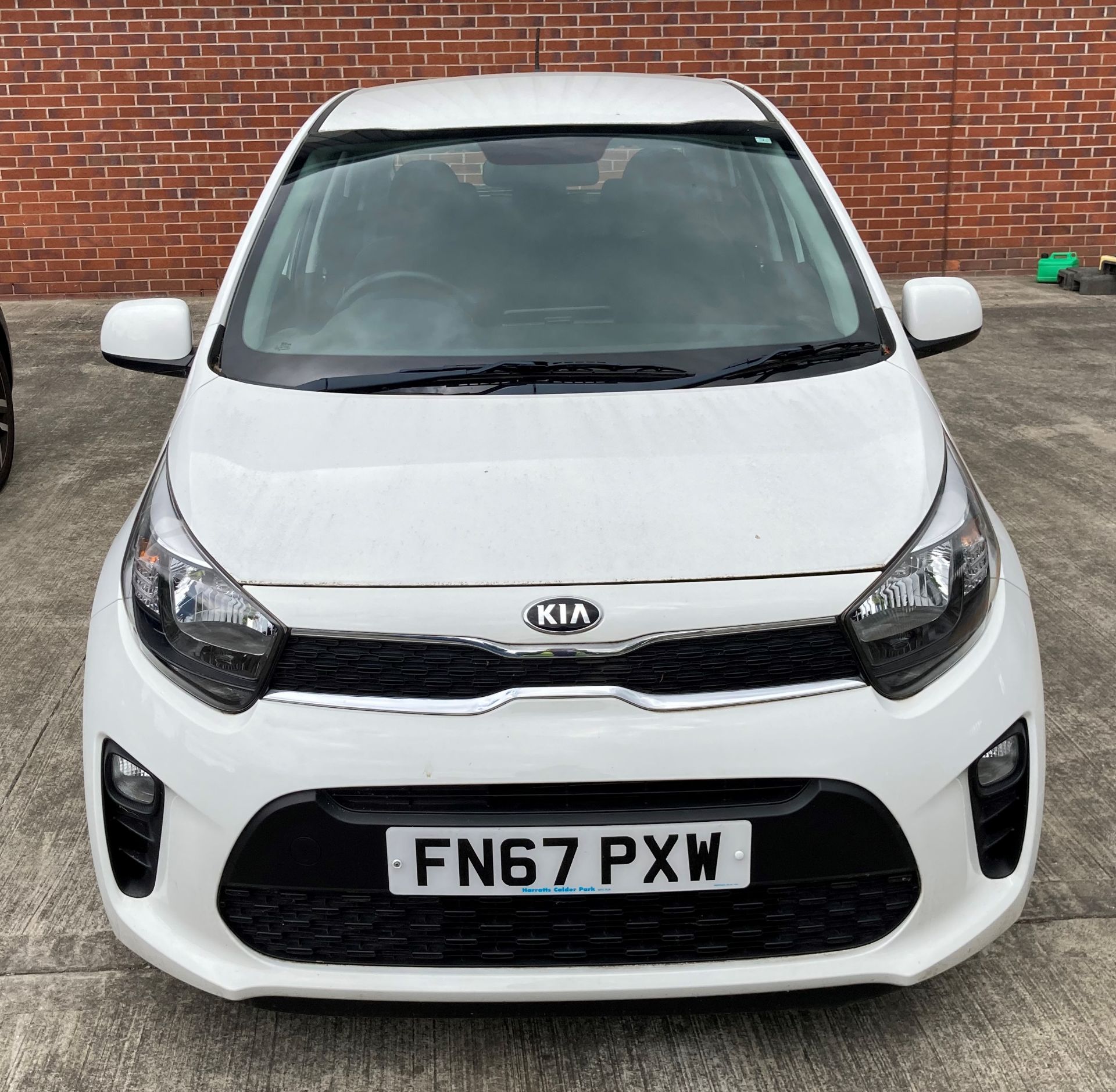 KIA PICANTO 2 1.2 FIVE DOOR HATCHBACK - Petrol - White - Black cloth interior. - Image 2 of 8