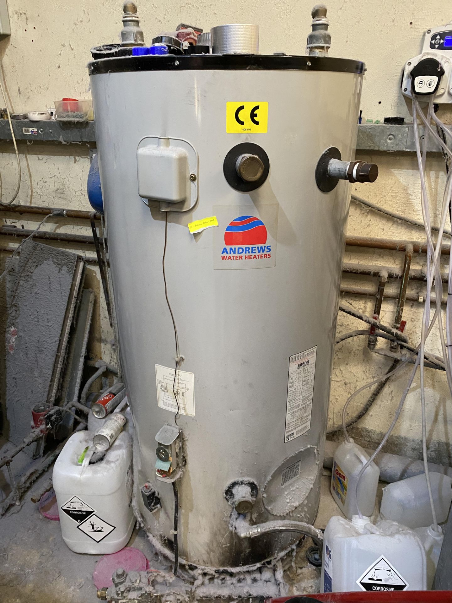 Andrews Water Heaters 65/173GB Water Heater sn.
