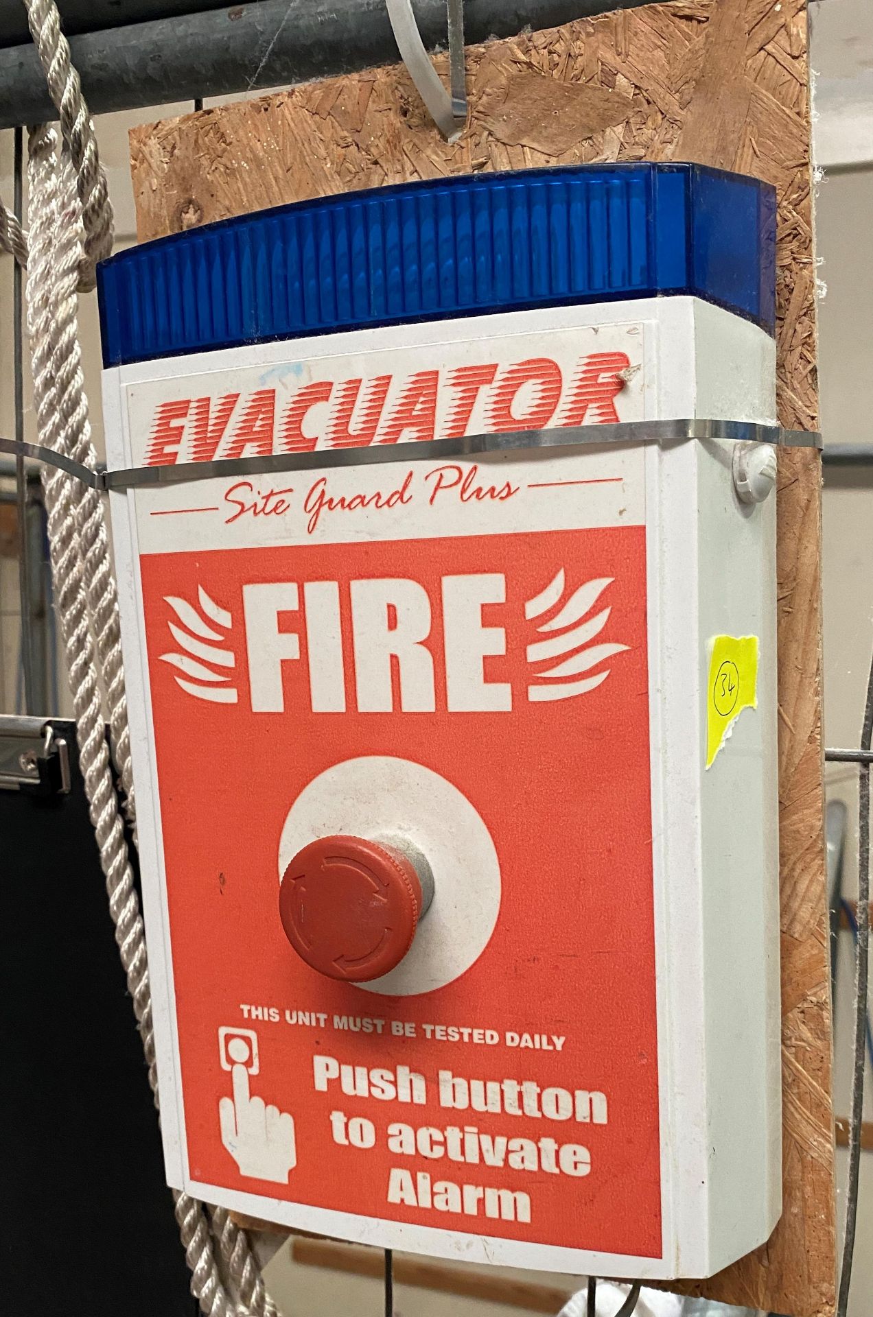 2 x Evacuator Site Guard Plus Portable Fire Alarm Units