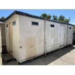 Site Storage/Drying Room - Approximately 24' x 8' mobile building racked out with wooden drying