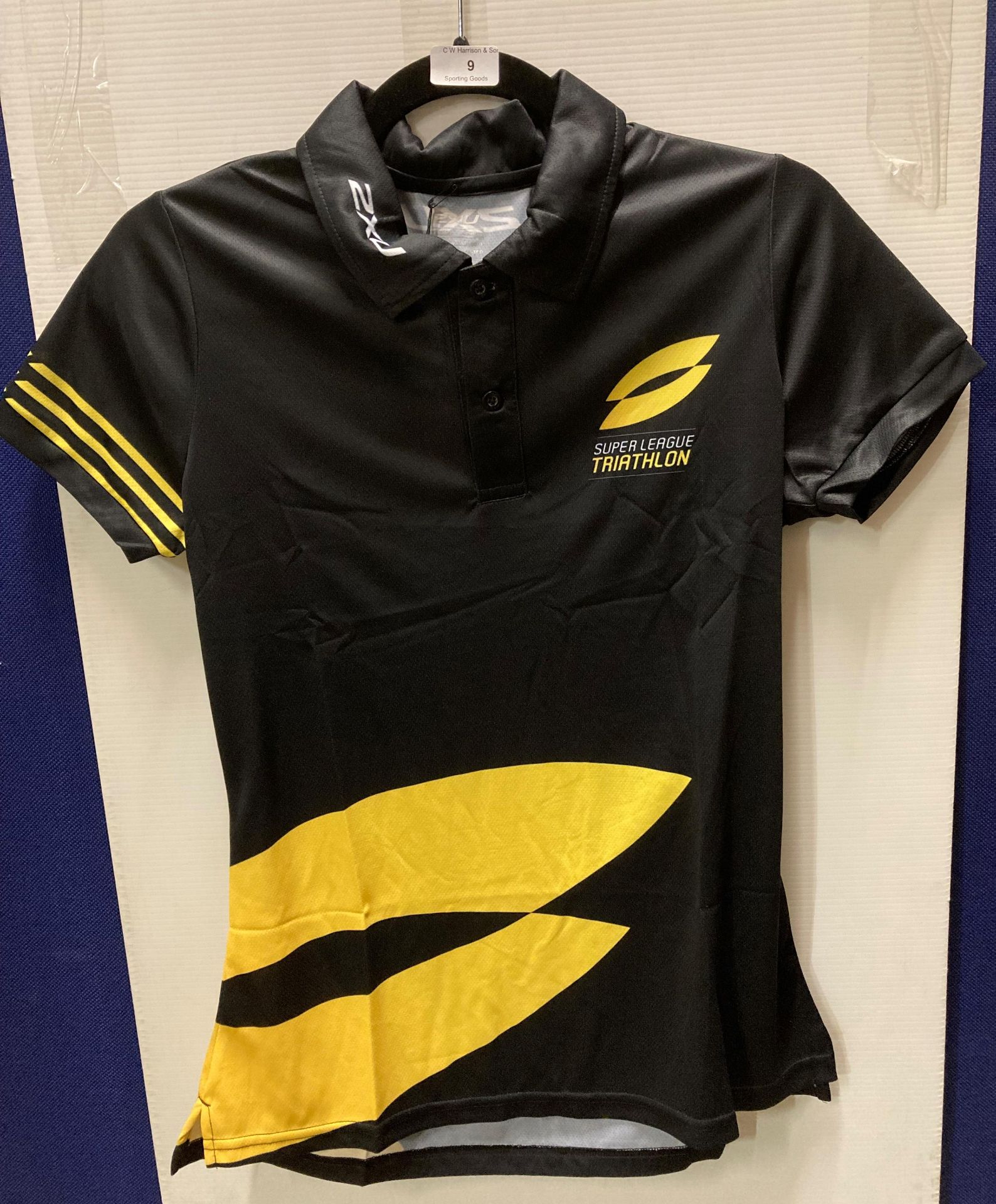 30 x ladies 2XU Super League Triathlon polo shirts (size S) (please note - crate is property of CWH