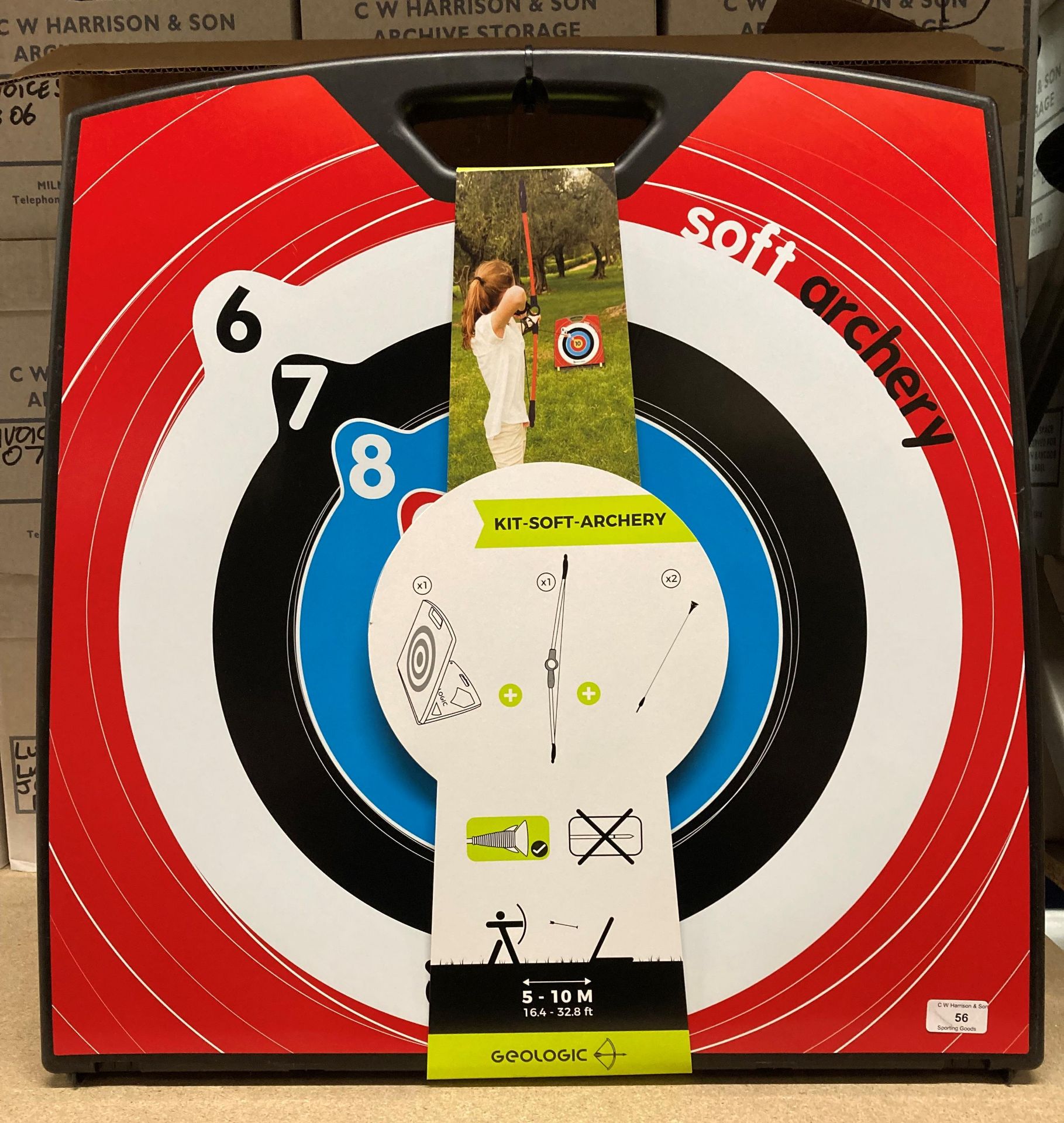 A Geologic soft archery kit Further Information *** Please note: This lot is subject