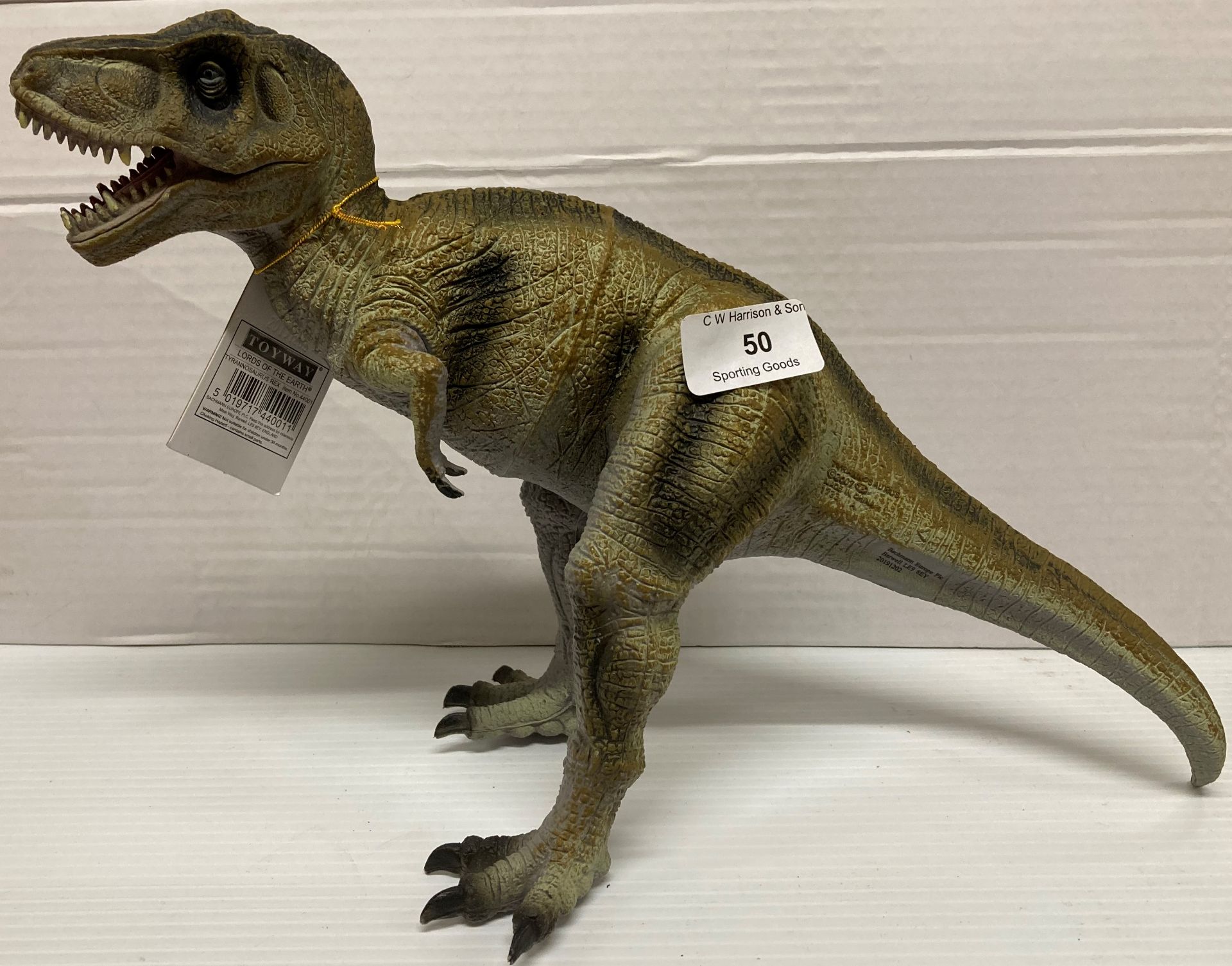 54 x hard plastic Toyway Lords of the Earth Tyrannosaurus-Rex (24cm high) Further