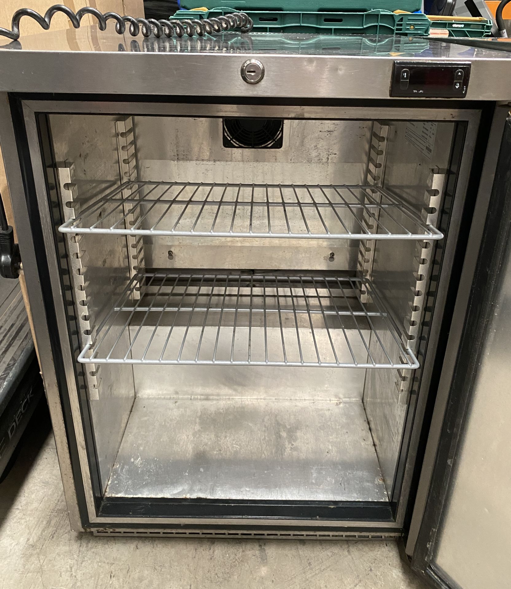 Foster Stainless Steel Undercounter Fridge with 2 Shelves - Image 2 of 2
