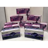 10 boxes of Kimtech purple Nitrate examination gloves - size XS (T01)