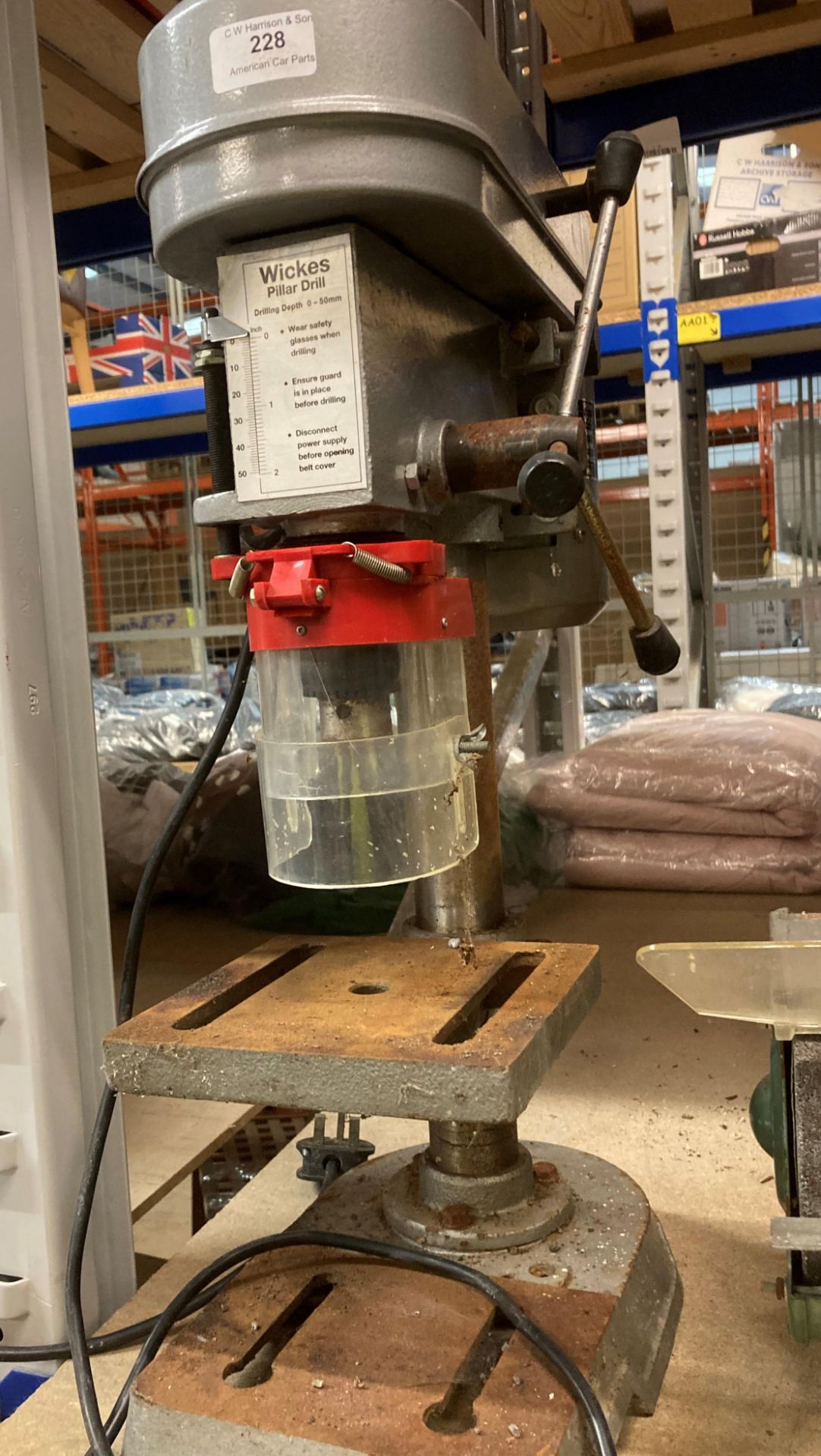 Wickes pillar drill,