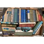 Contents to box - thirty five books relating to sailing, nautical, adventure,