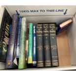 Contents to box - Caxton 'The Art of Angling', three volumes,