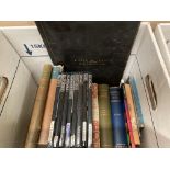 Contents to box - nineteen books relating to music and art including eight Paragon series on