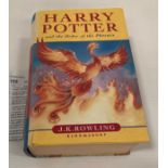 J K Rowling 'Harry Potter and the Order of the Phoenix' First Edition hardback with dust cover