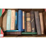 Contents to box - fifteen books on economic and social history, science, railway,