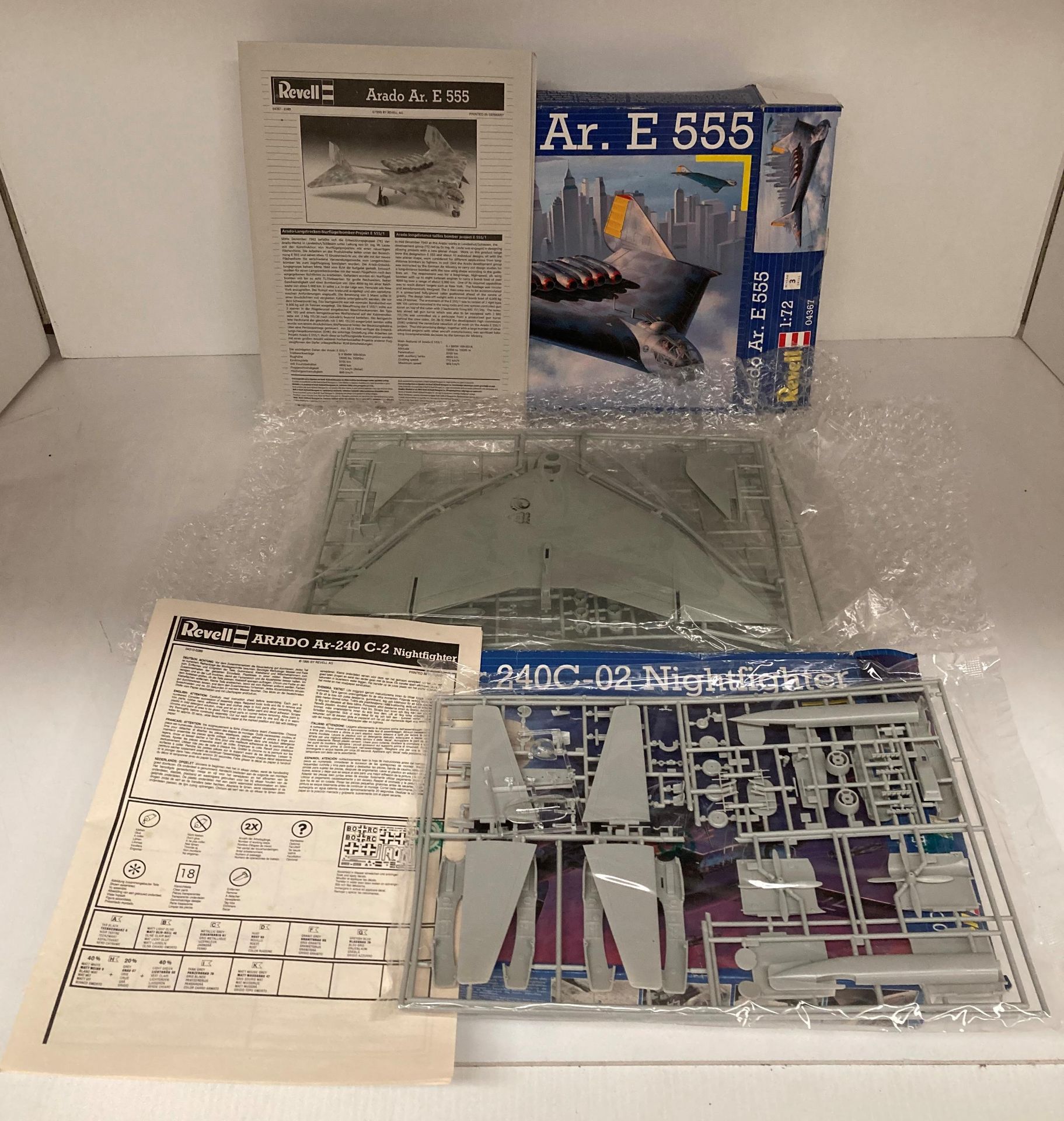 Two assorted Revell model aircraft kits including Arado AR. - Image 2 of 2