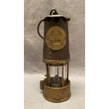The Protector Lamp and Lighting Co, Eccles type SL M&Q miner's safety lamp,