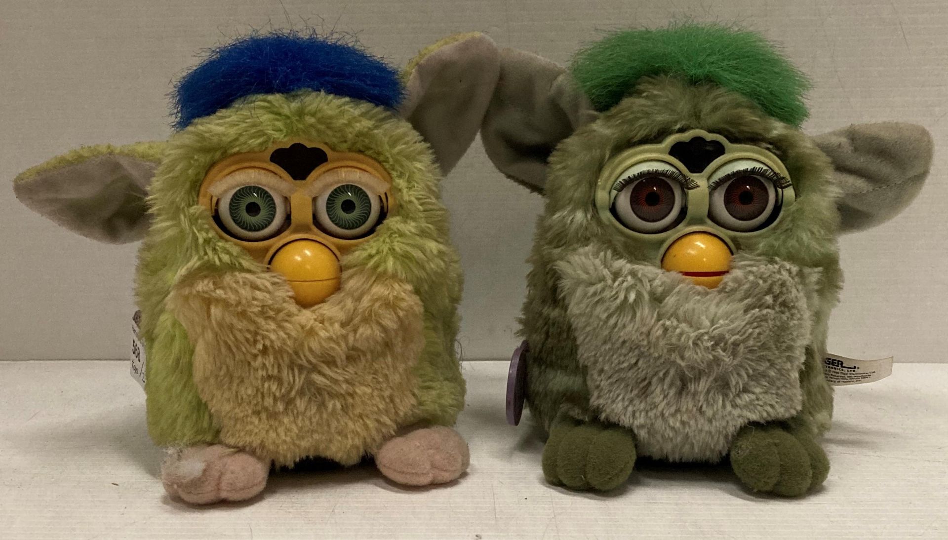 Two Furby Originals animated battery operated figures (both working) (S1 GC)