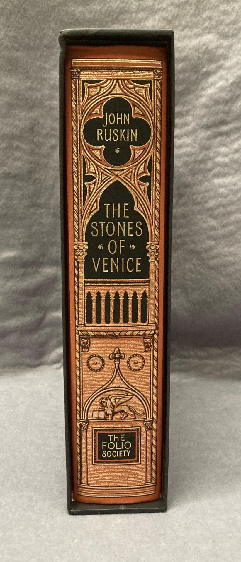 Four Folio Society books by John Ruskin 'The Stones of Venice' 2001, - Image 5 of 5