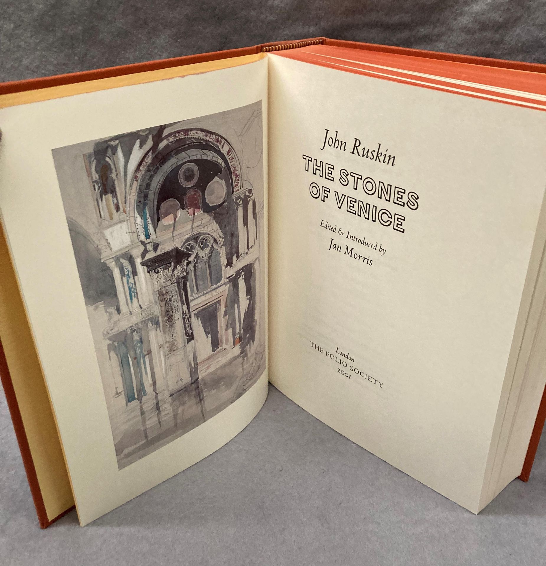 Four Folio Society books by John Ruskin 'The Stones of Venice' 2001, - Image 4 of 5