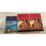 J K Rowling 'Harry Potter and the Goblet of Fire' - two copies hardback with dust covers - 12th and