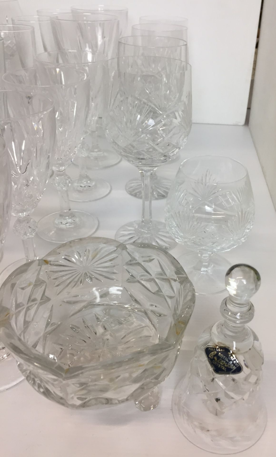 Forty plus items of glassware including two whisky decanters one with four matching tumblers, - Image 6 of 6