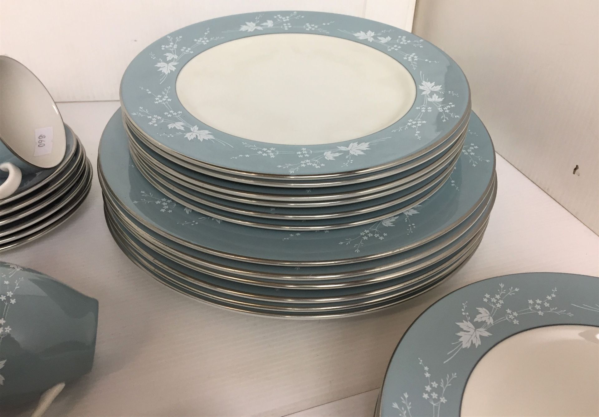 Fifty two pieces Royal Doulton Reflection china dinner/tea service including six each of plates - Image 2 of 5