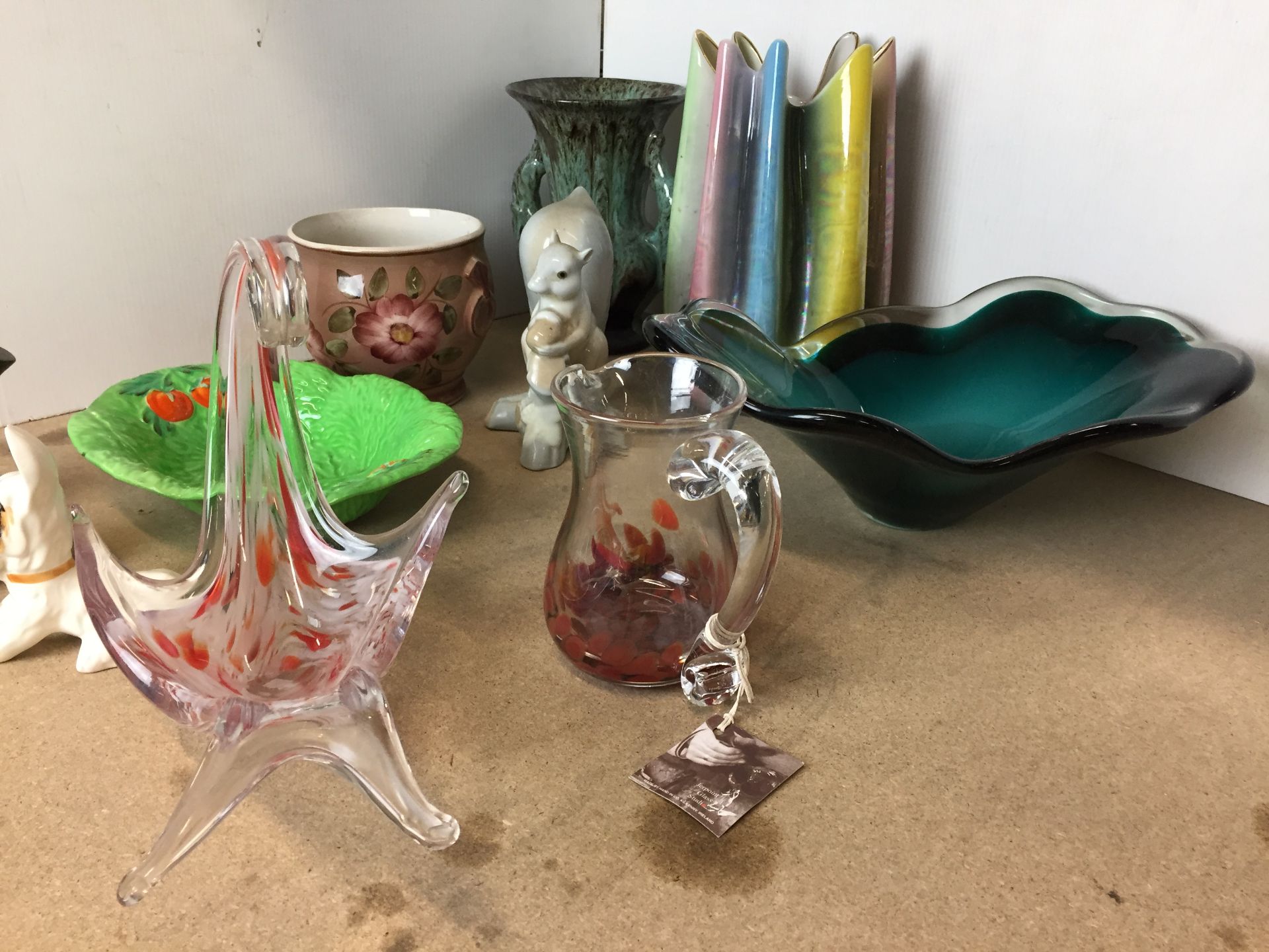 Eleven items including Beswick Lettuce & Tomato bowl (damaged), Crown Devon dog, - Image 3 of 4