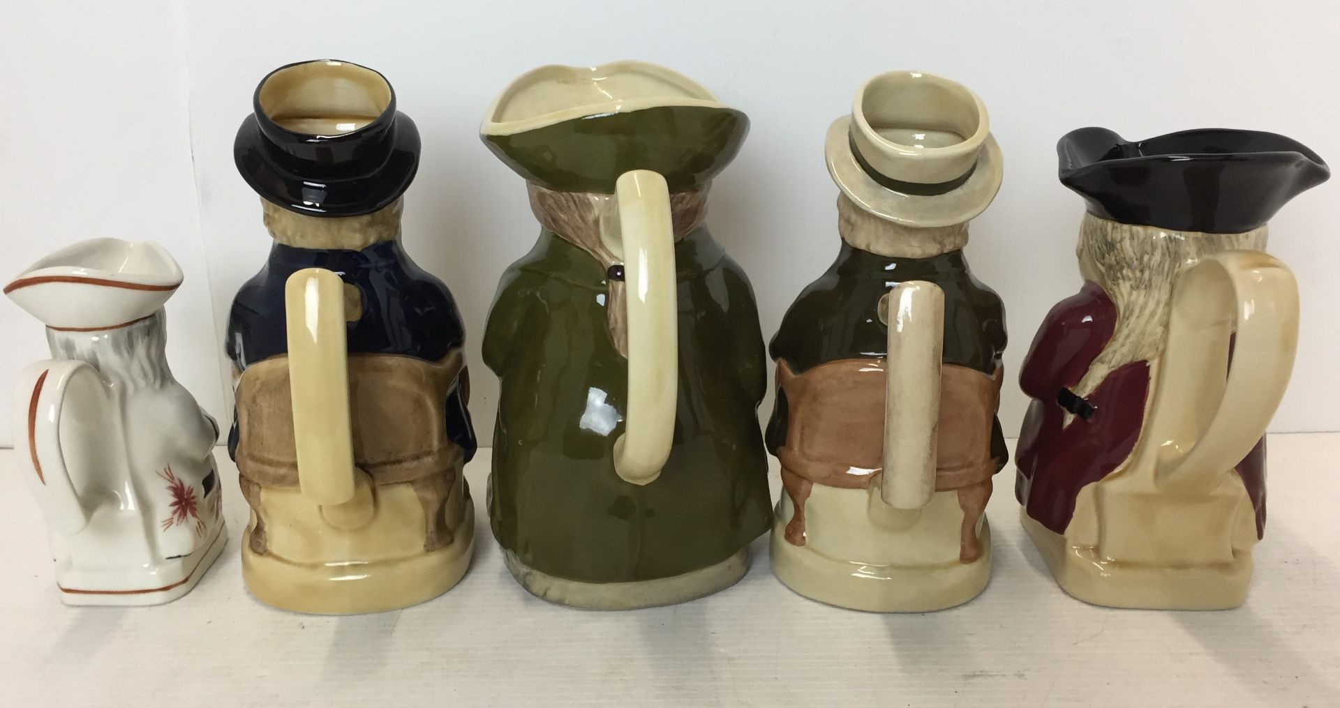 Five Toby jugs by Tony Wood maximum 20cm & minimum 13cm high AA08 - Image 2 of 3