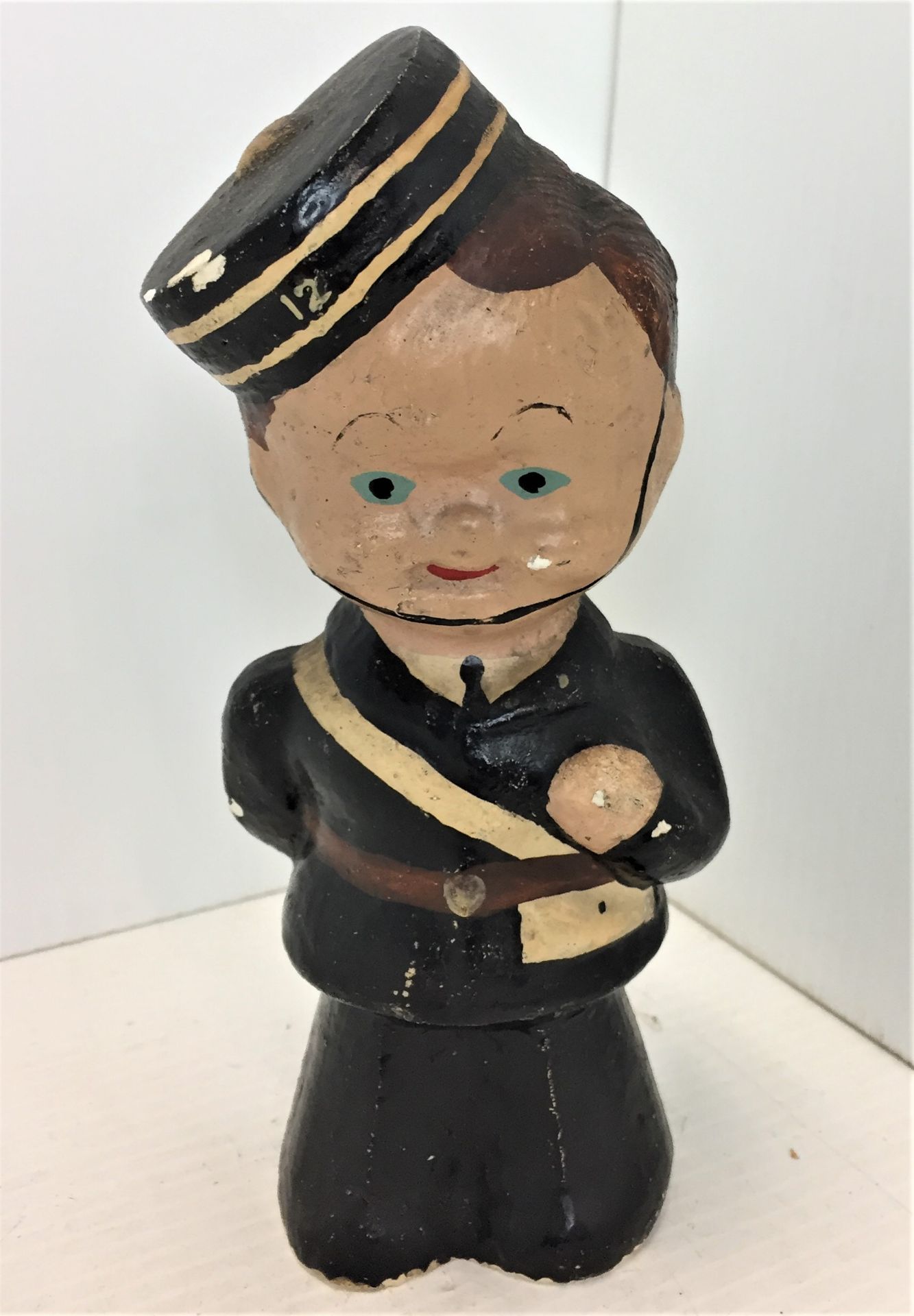 Ceramic model of Post Office Telegraph Messenger circa 1900 5.