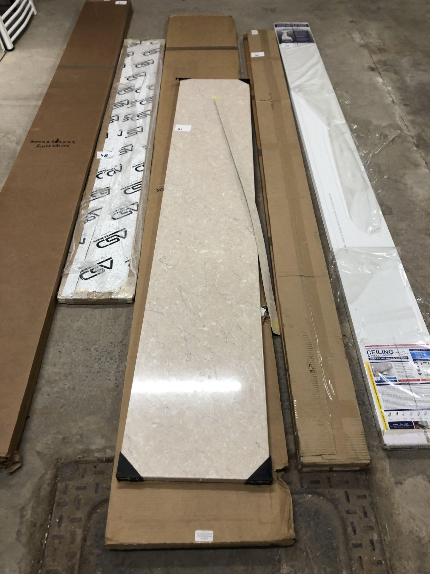 2 X GLOSS CALICO WORKTOPS 3000X350MM AND 2000X350MM Further Information PLEASE NOTE: