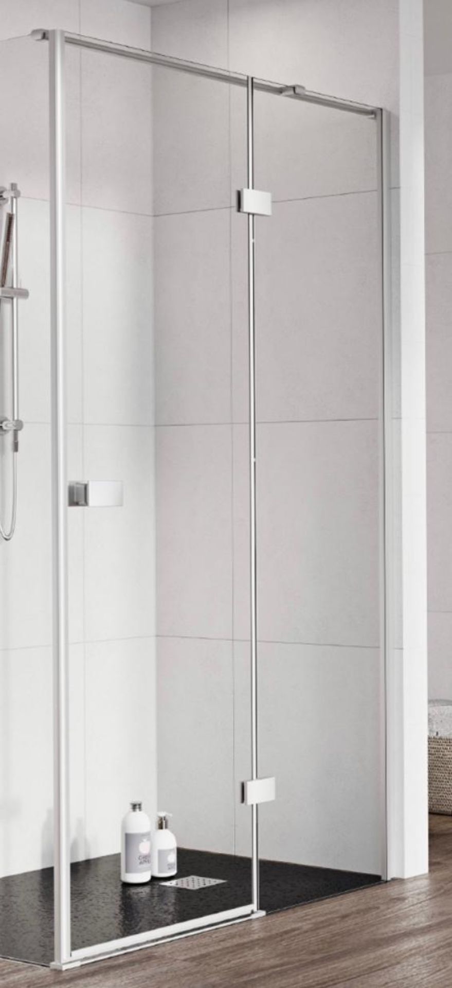 7X BNIB TISSINO 800MM FRAMELESS GLASS SHOWER DOORS RRP £2723 JOB LOT BARGAIN Further - Image 3 of 3