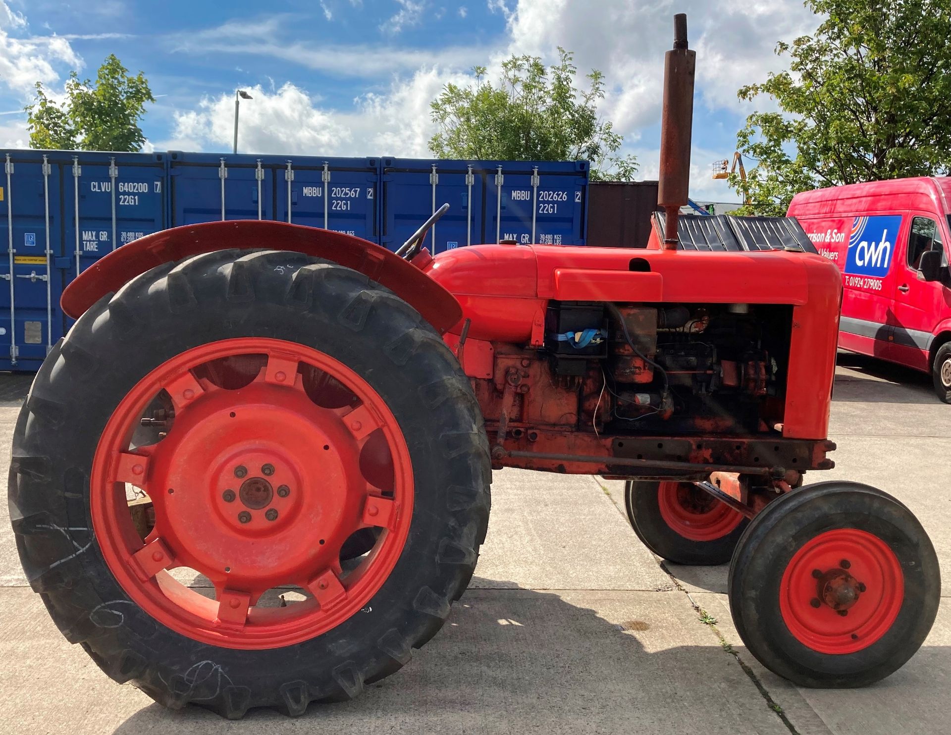 HISTORIC VEHICLE- NUFFIELD AGRICULTURAL TRACTOR - Diesel - Orange (1966) On the instructions of: A - Image 11 of 12