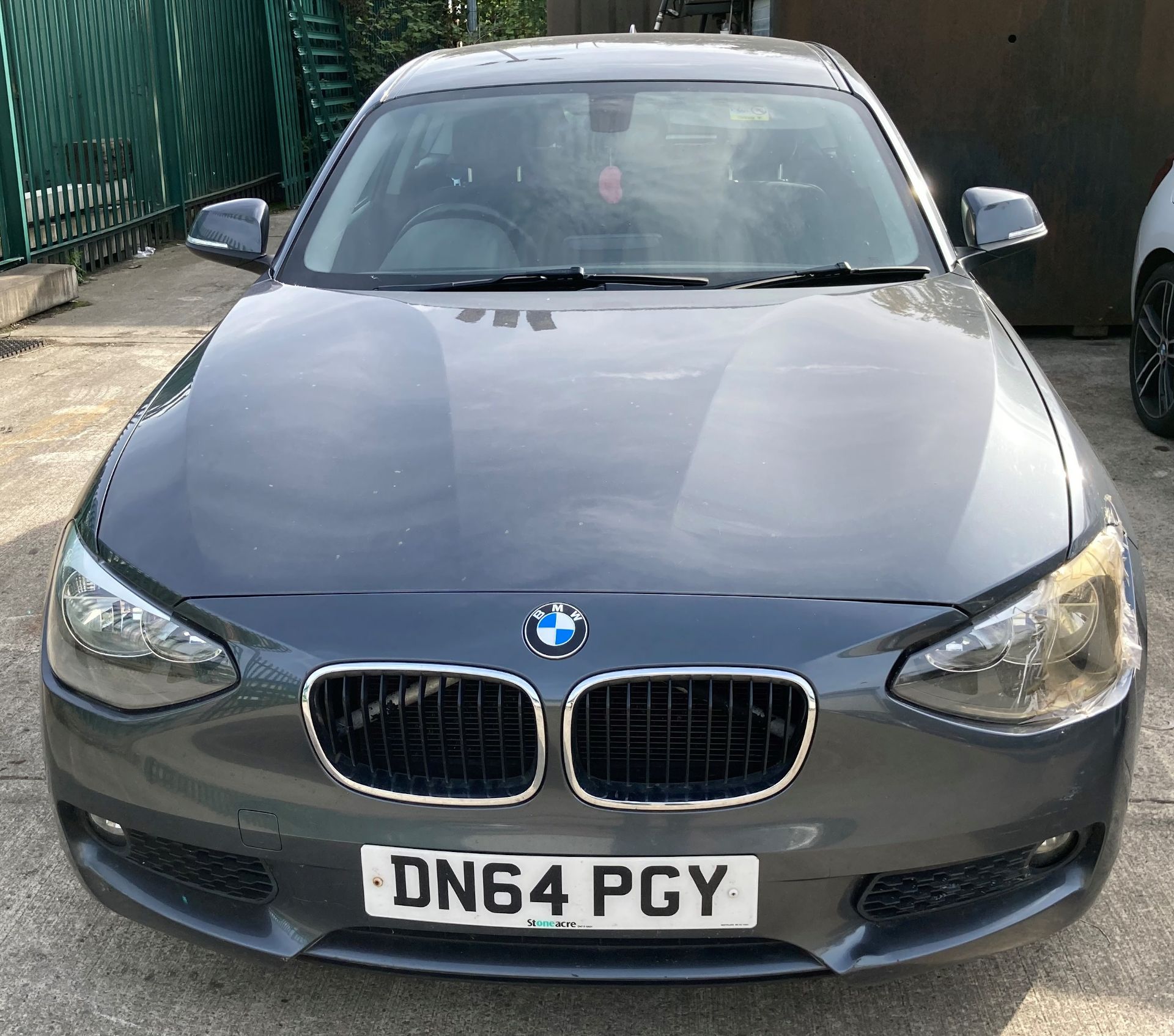 BMW 2.0 120D SE automatic three door hatchback - diesel - grey - black cloth interior. - Image 2 of 12