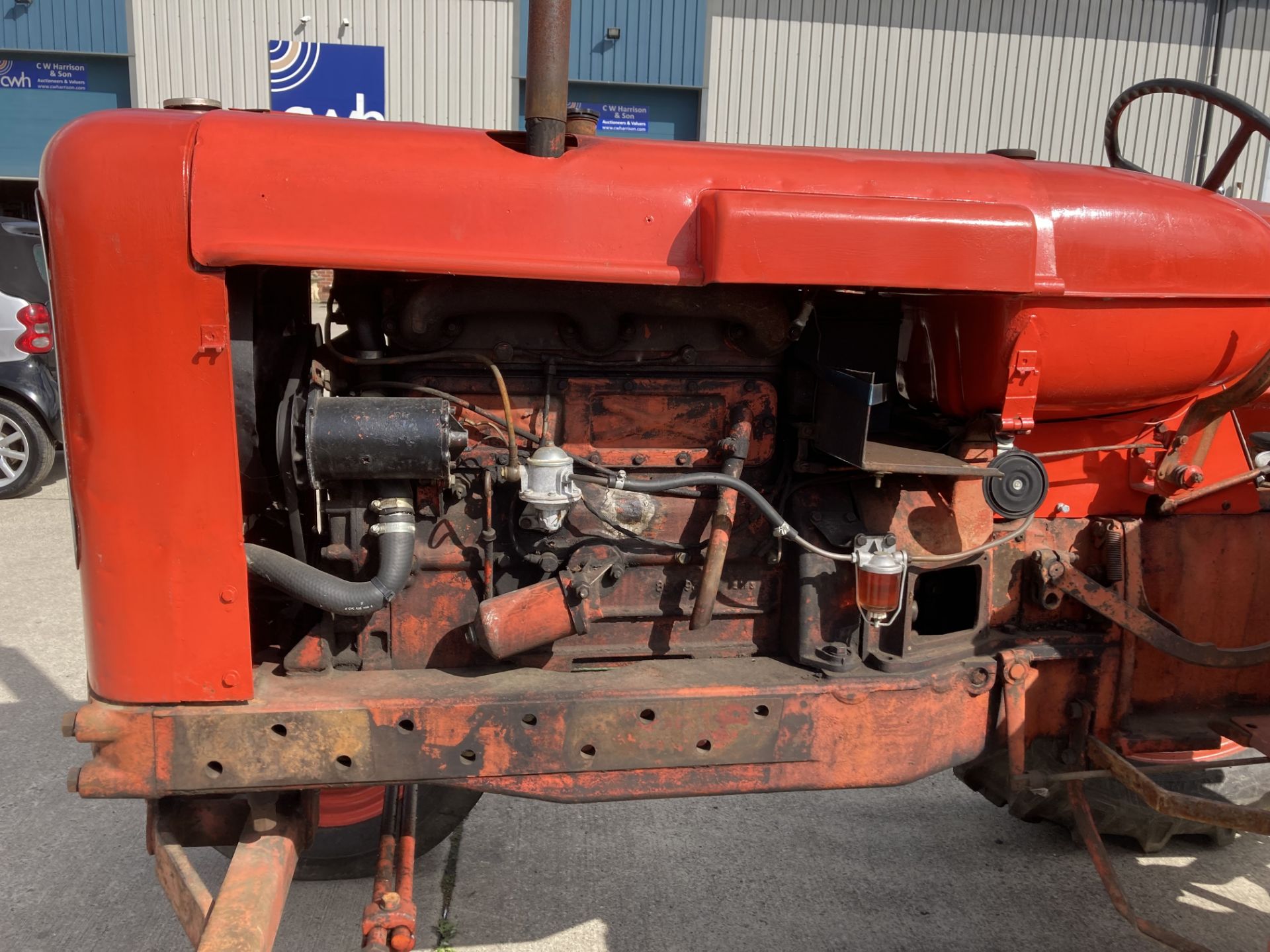 HISTORIC VEHICLE- NUFFIELD AGRICULTURAL TRACTOR - Diesel - Orange (1966) On the instructions of: A - Image 7 of 12