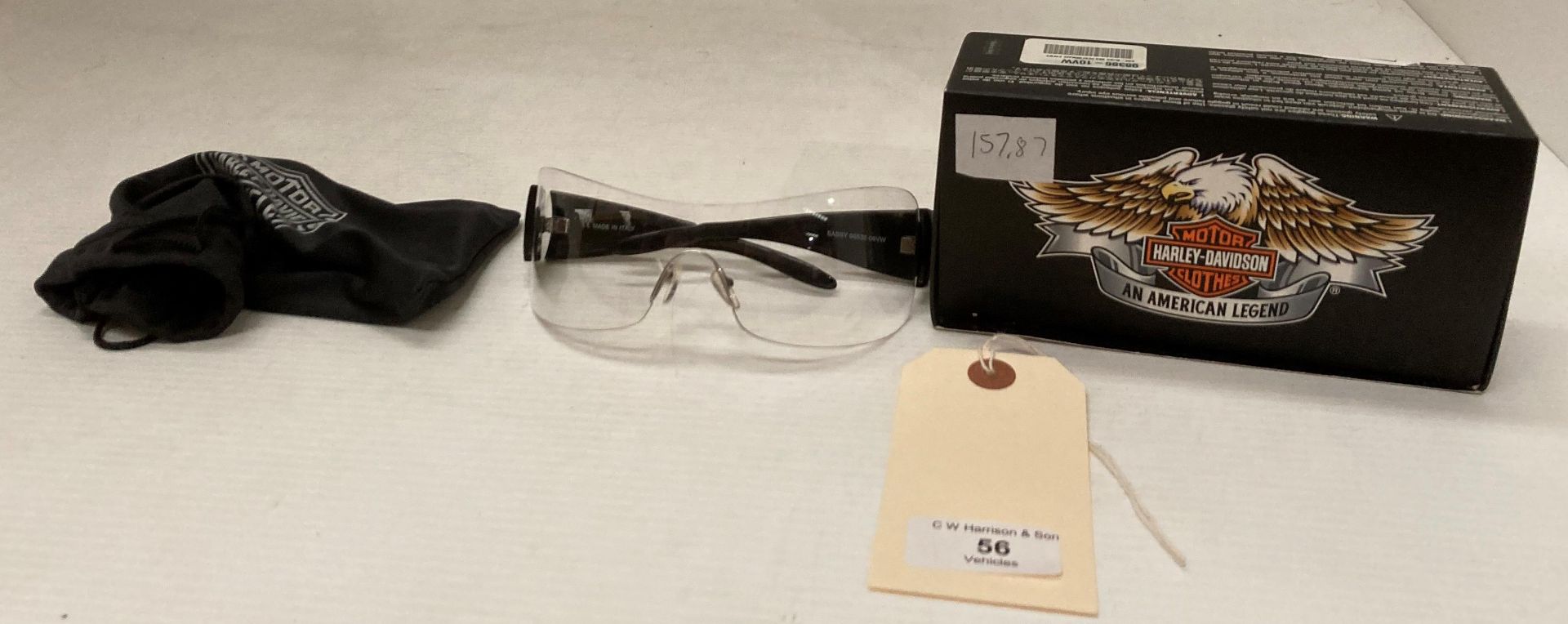 A pair of Harley Davidson Bling Performance glasses ref: 98386-10VW (boxed) Further