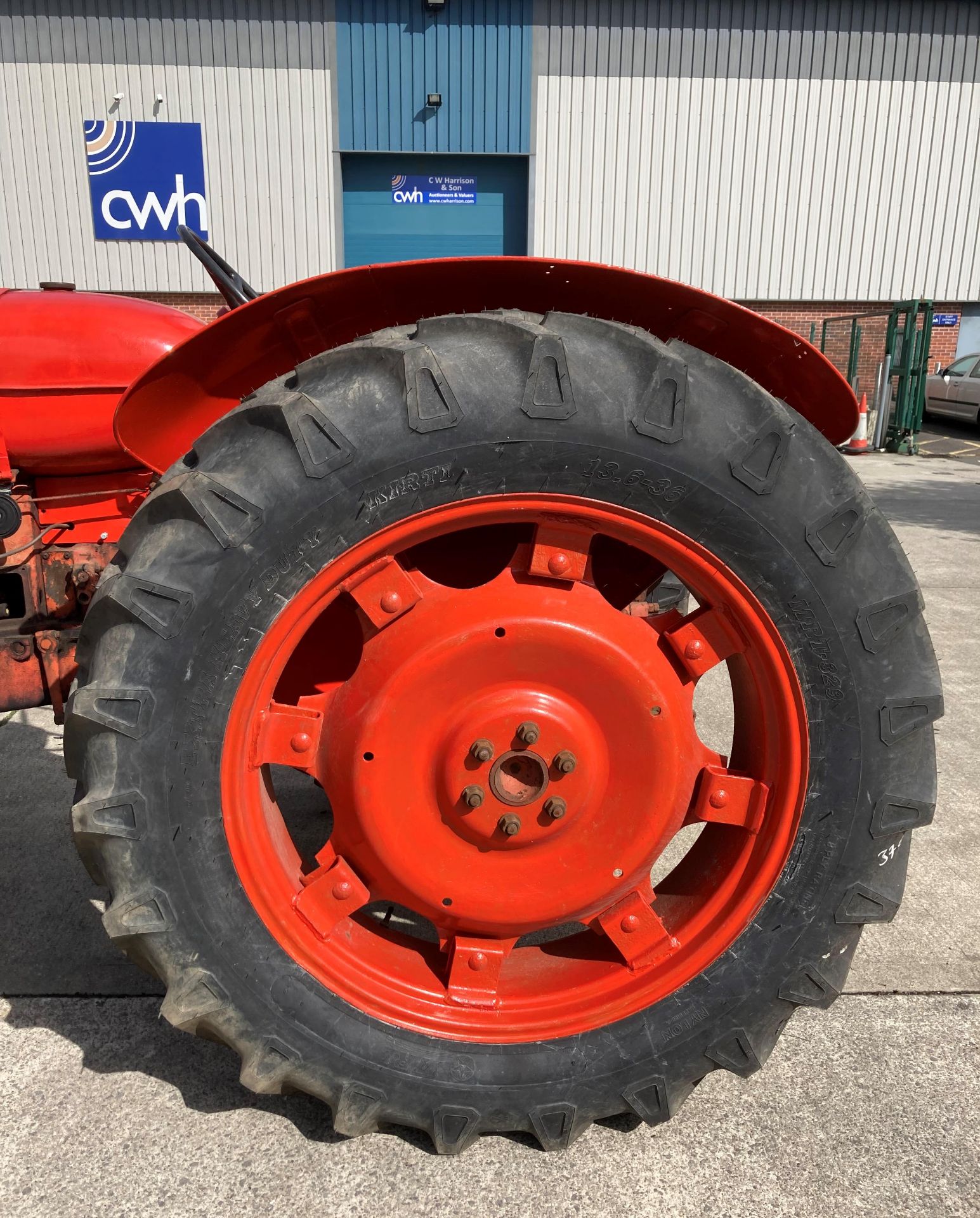 HISTORIC VEHICLE- NUFFIELD AGRICULTURAL TRACTOR - Diesel - Orange (1966) On the instructions of: A - Image 8 of 12