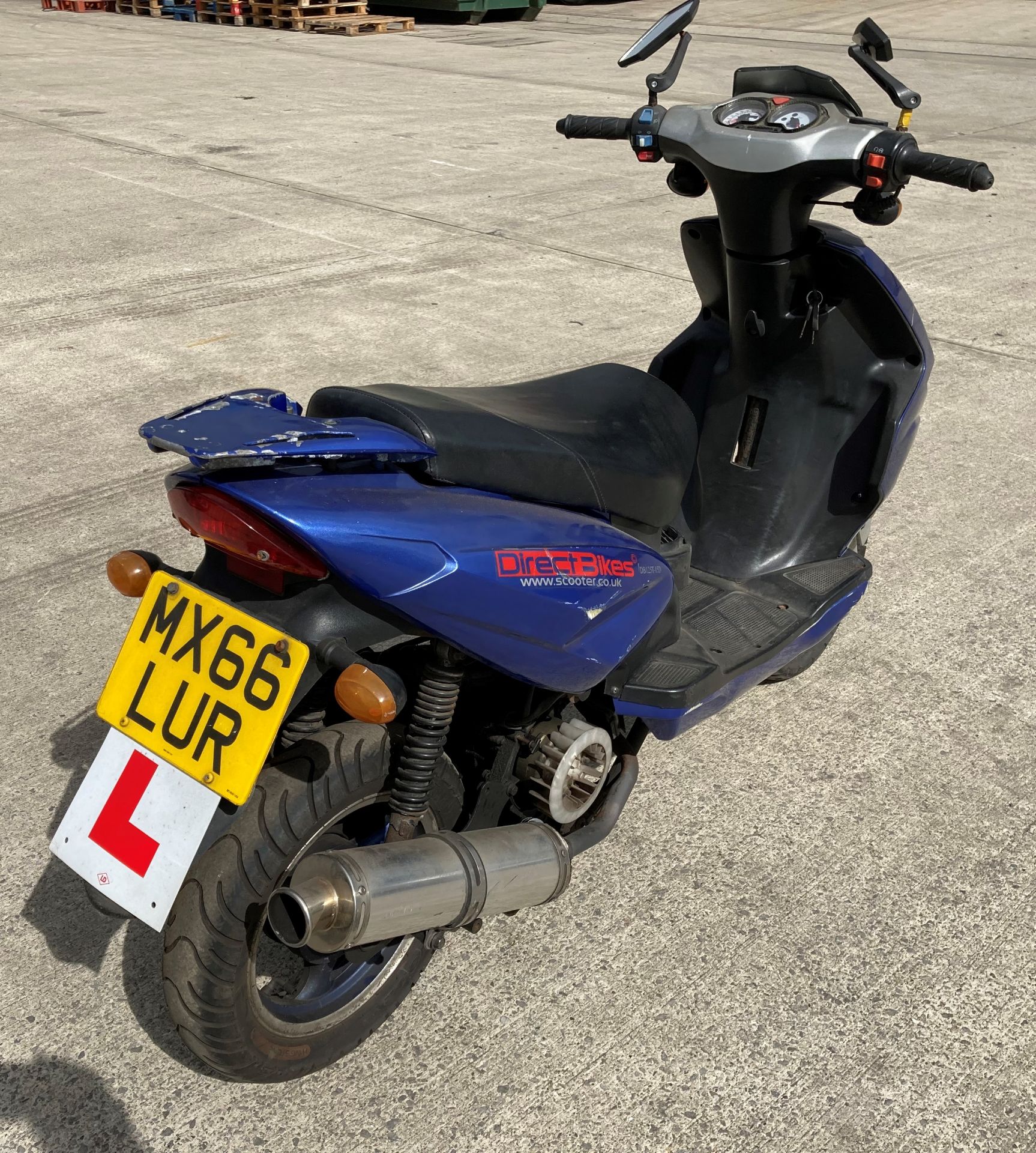 DIRECT BIKES 124CC MOTORCYCLE - Petrol - Blue/Silver. Sold on instructions of a retained client. - Image 2 of 7