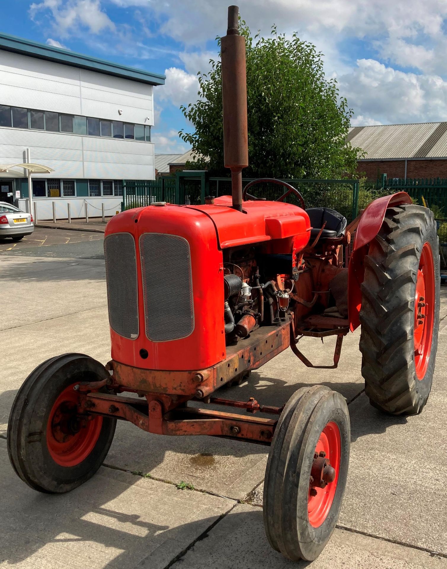 HISTORIC VEHICLE- NUFFIELD AGRICULTURAL TRACTOR - Diesel - Orange (1966) On the instructions of: A - Image 2 of 12