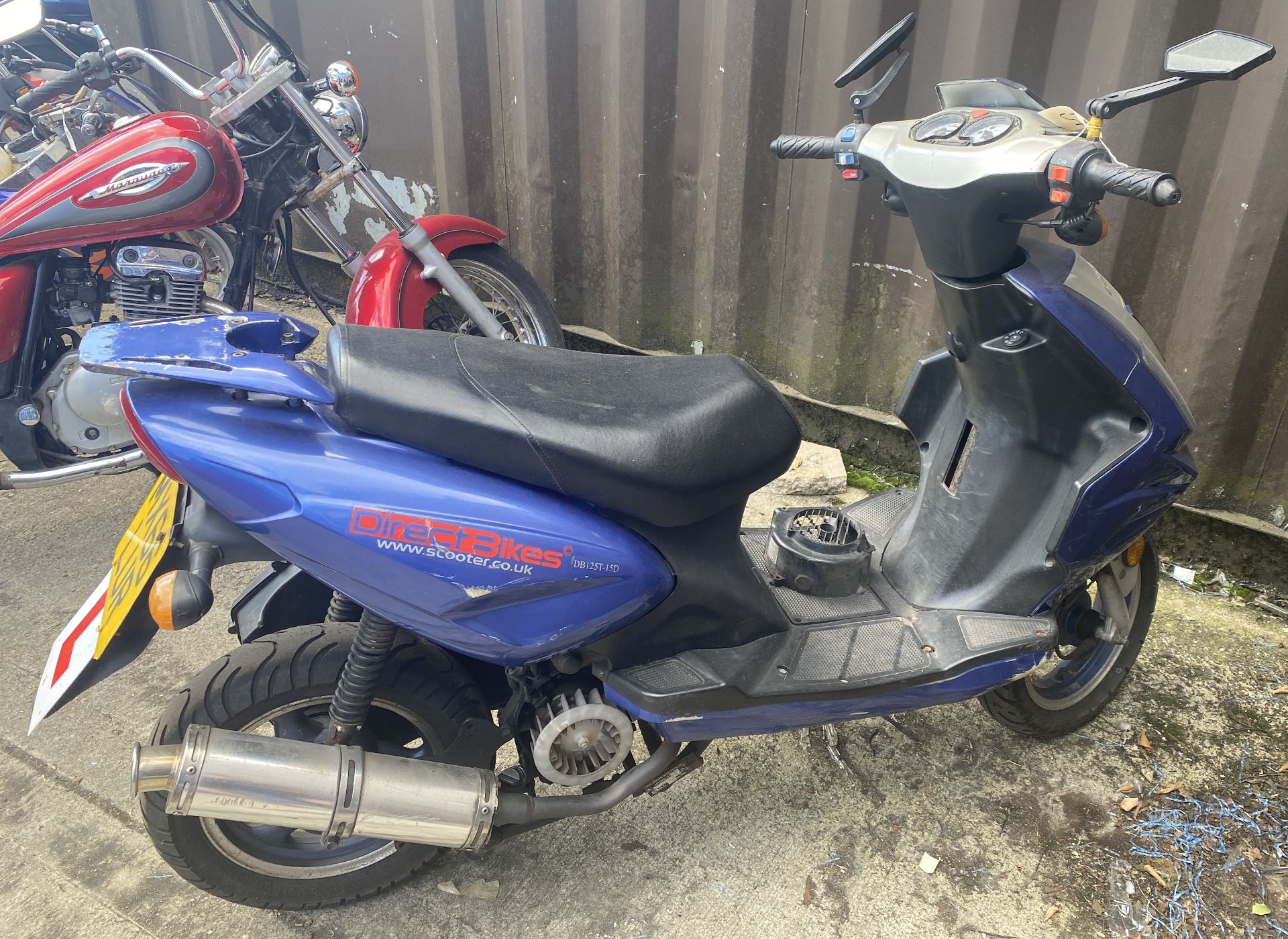 DIRECT BIKES 124CC MOTORCYCLE - Petrol - Blue/Silver. Sold on instructions of a retained client. - Image 6 of 7