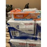 Twenty outer boxes of Hero multi purpose resealable food freezer bags,