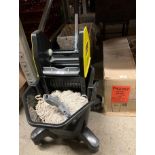 A 'Sir Interchange' catering mobile mop bucket and hand rinse together with two 'Kentucky' mop
