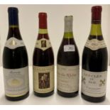 Four bottles of French wine (as viewed) - Les Clés du Roi Bourgogne 1982 (75cl),