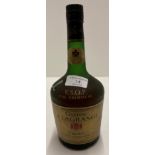 A 24 fl. oz bottle of Gaston De Legrange V.S.O.