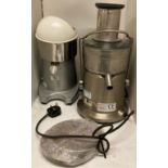 Solis juice fountain pro model: 843 240v and a Fimar food processing equipment juicer model: